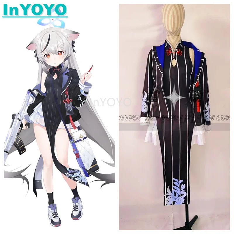 

InYOYO Sunohara Kokona Cosplay Costume Blue Archive Game Suit Lovely Party Dress Uniform Women Halloween Outfit Custom Made New