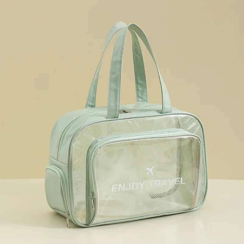 Waterproof Beach Bag with Dry Wet Separation for Swimming Gym Fitness Travel Storage of Swimwear Goggles Toiletries and view 6