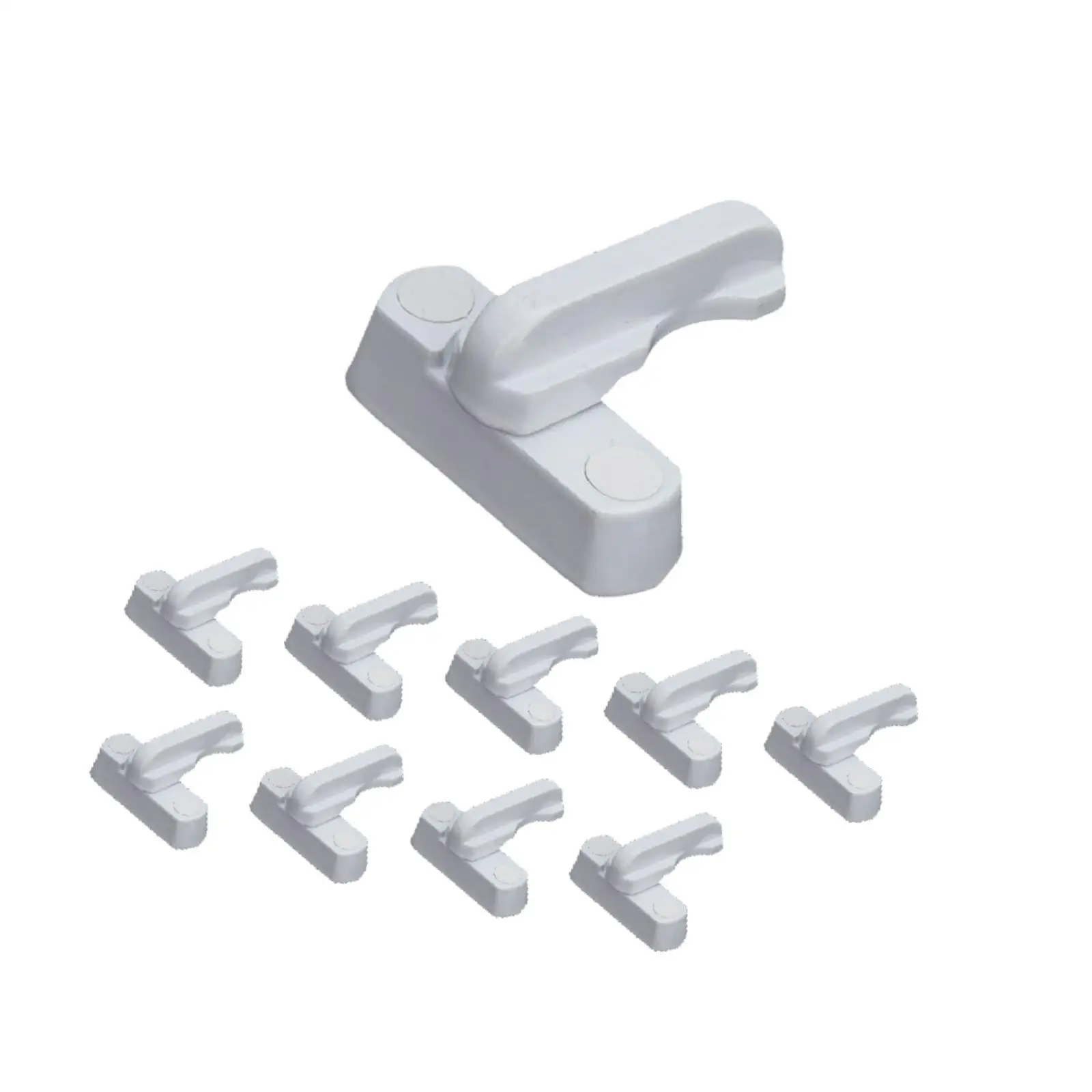 12x Sash Jammers Security Locks Window Sash Locks for Casement Doors Living Room Kitchen Casement Window up and Down Window