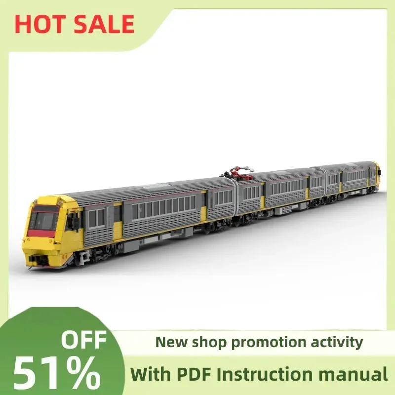 

Новый 8996 шт. городской технический поезд, железнодорожный Moc, модель Qr Smu 220, головоломка на заказ, креативные идеи «сделай сам», детские игрушки, подарок на день рождения