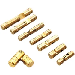 10PCS Gold Copper Zinc Alloy Wine Jewelry Box Hidden Invisible Concealed Barrel Hinge