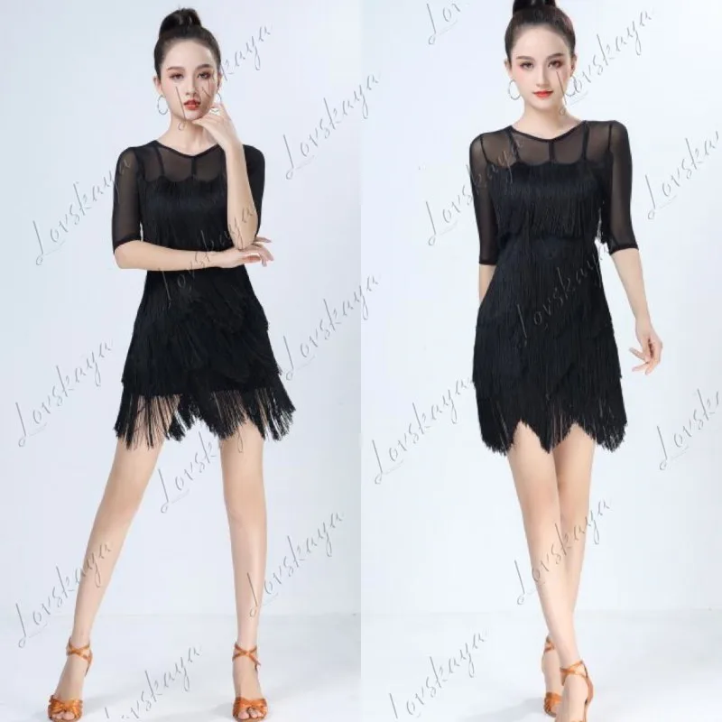 costume-de-danse-latine-pour-femmes-robe-d'entrainement-nouveau-style-ensemble-de-robe-sexy-d'entrainement-robe-de-spectacle-a-franges