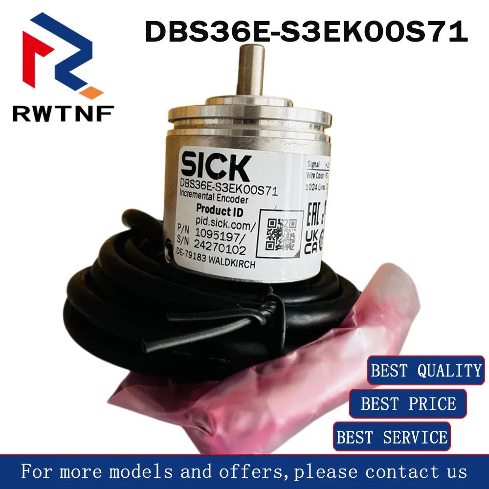 Brand New Genuine DBS36E-S3EK00S71 SICK Encoder part number 1095197,100% original warehouse stock