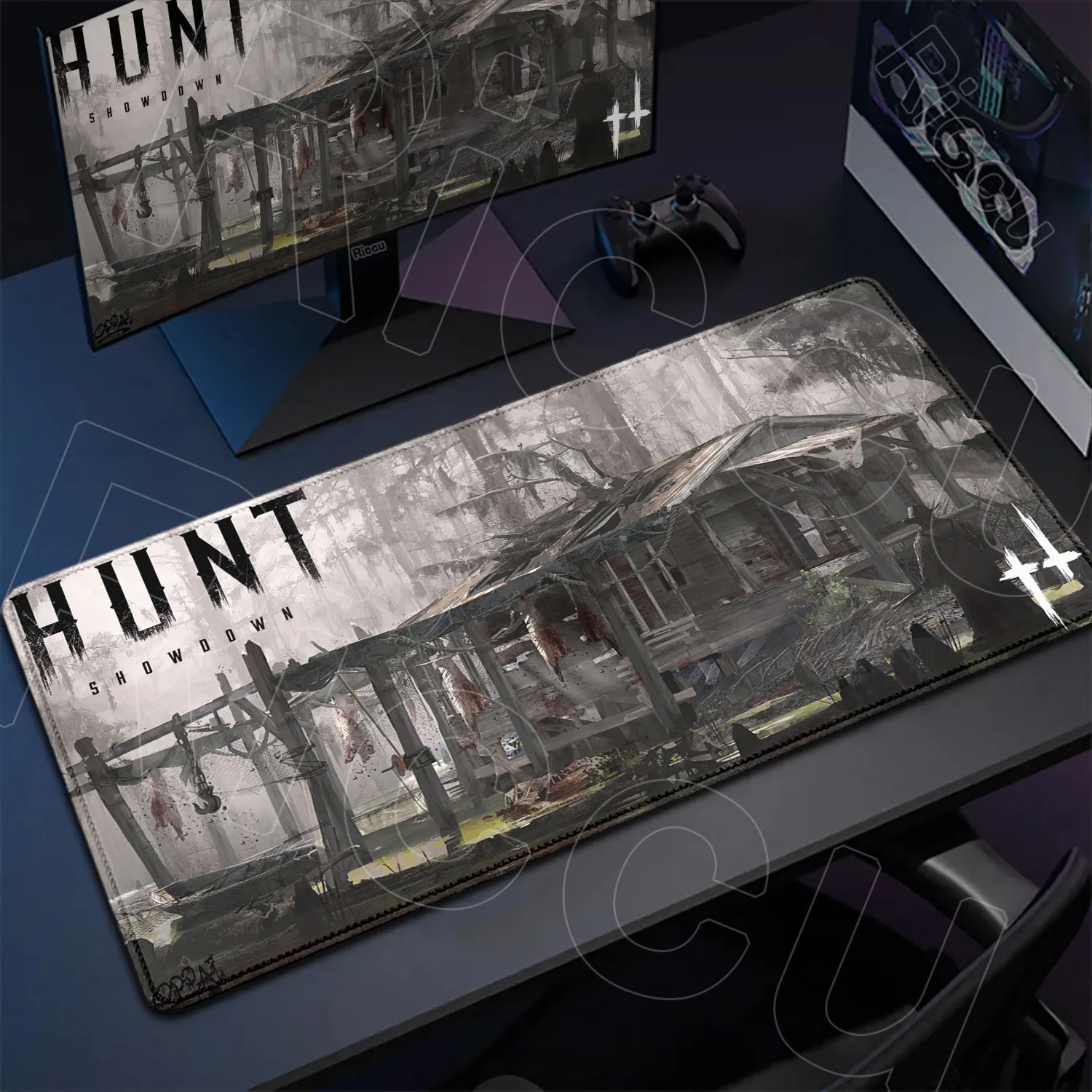 

XXL 400X900MM HD mouse pads Gamer Hunt showdown Mouse Pad PC desk accessories office Large natural rubber laptop expand Desk Mat