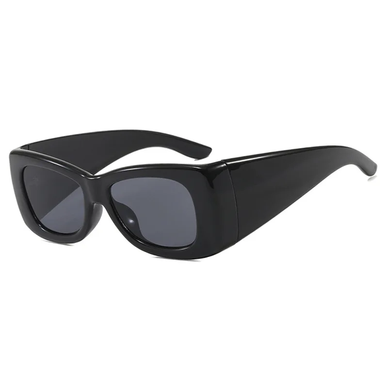 Fashionable wide-leg exaggerated style decorative glasses - men's and women's personalized sunglasses