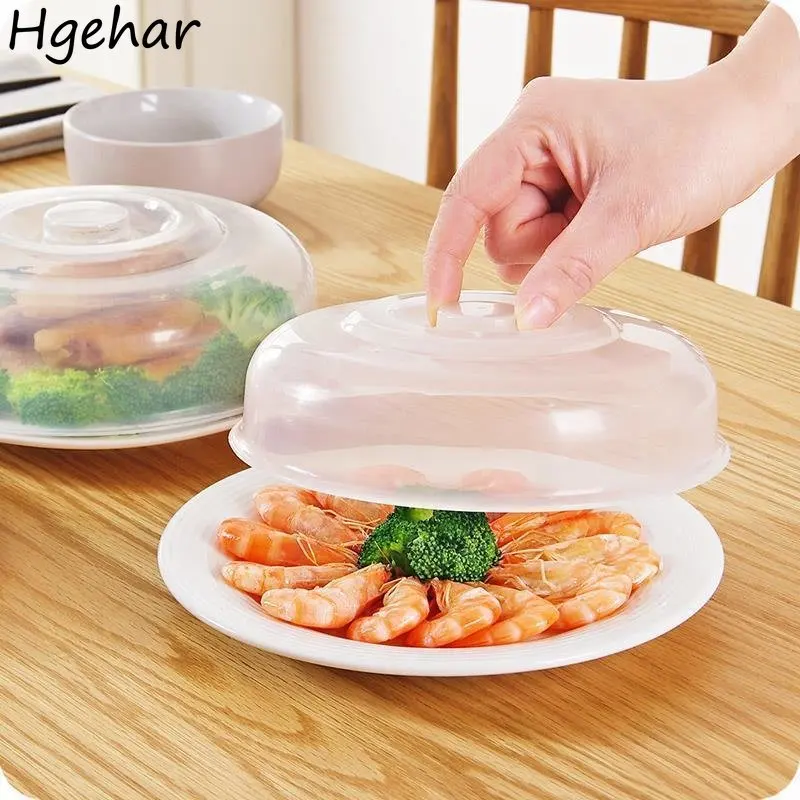 Transparent Food Covers Plastic Anti-fly Mosquito High Temperature Resistant Meal Protect Tools Household Kitchen Dish Cover New