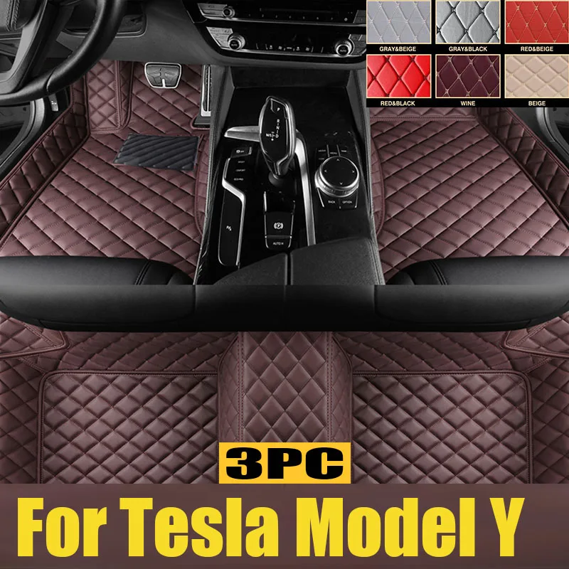 

Car Special Rear Trunk Mat For Tesla Model Y 2021 2022 2023 TPE Waterproof Pad Trunk Storage Mat Space Decoration trunk mat