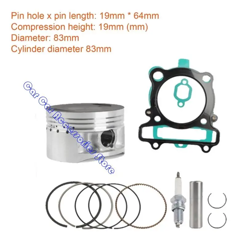 242D 4KB-11351-00-00 5UH-11631-00-C0 cho YFM 350 Xe Máy Vòng Piston Đệm Bộ Thay Thế Một Phần Xe Máy Phụ Kiện