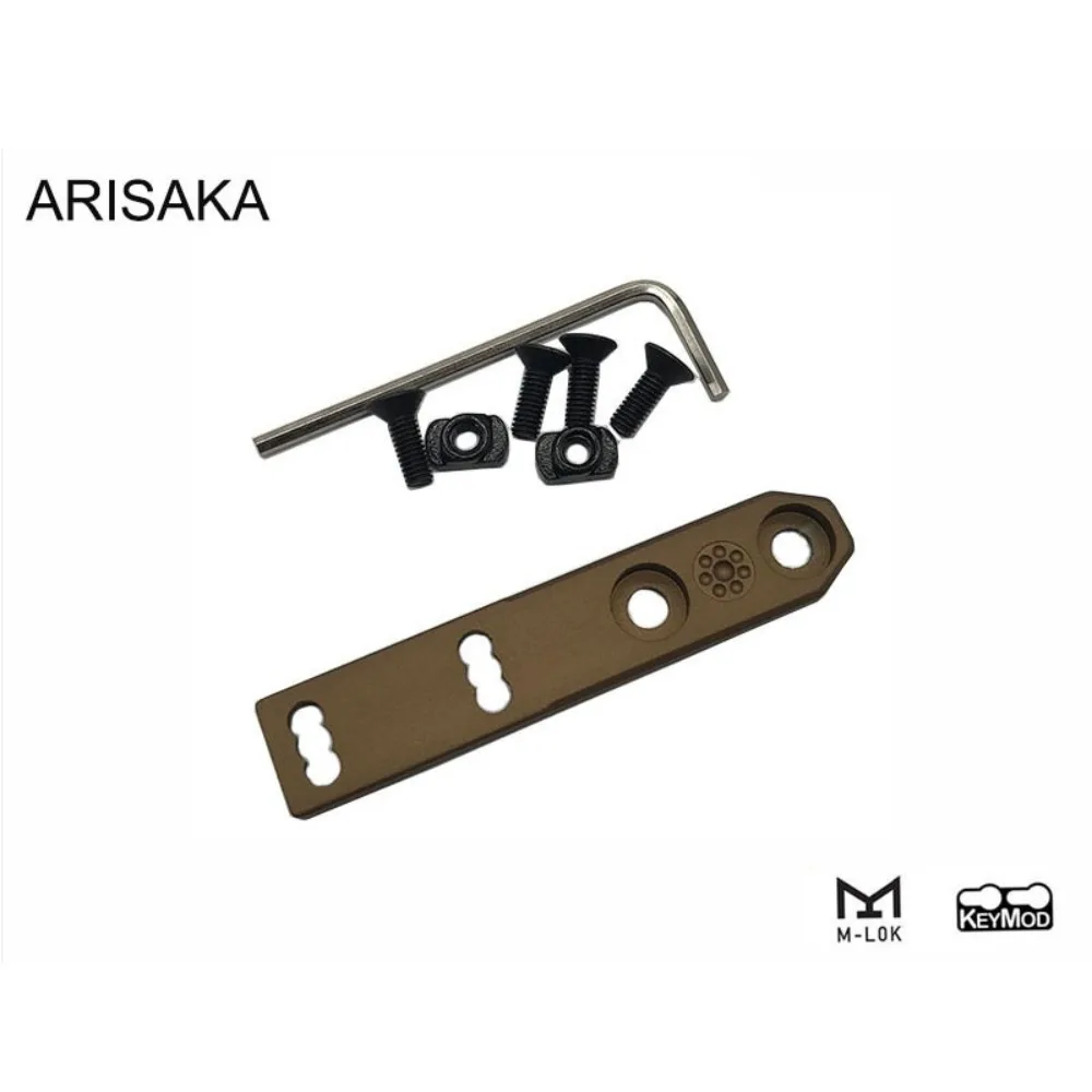 Фонарик ARISAKA M300/M600 с металлическим основанием, вертикальный кронштейн, монтажные аксессуары M-lok keymod