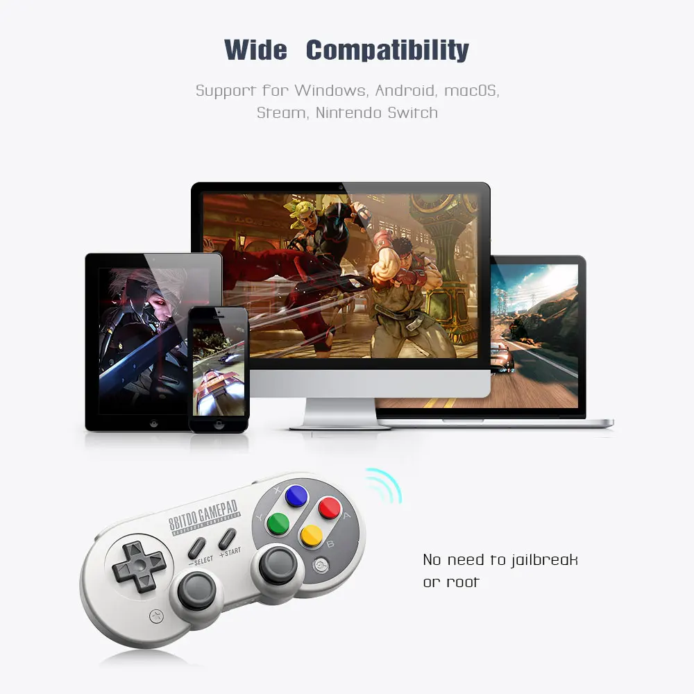 8BitDo SF30 Pro SN30 Pro Spielcontroller Kabelloser Bluetooth-Gamepad-Joystick für Windows Android MacOS Nintendo Switch NS2 Steam – Detail 26