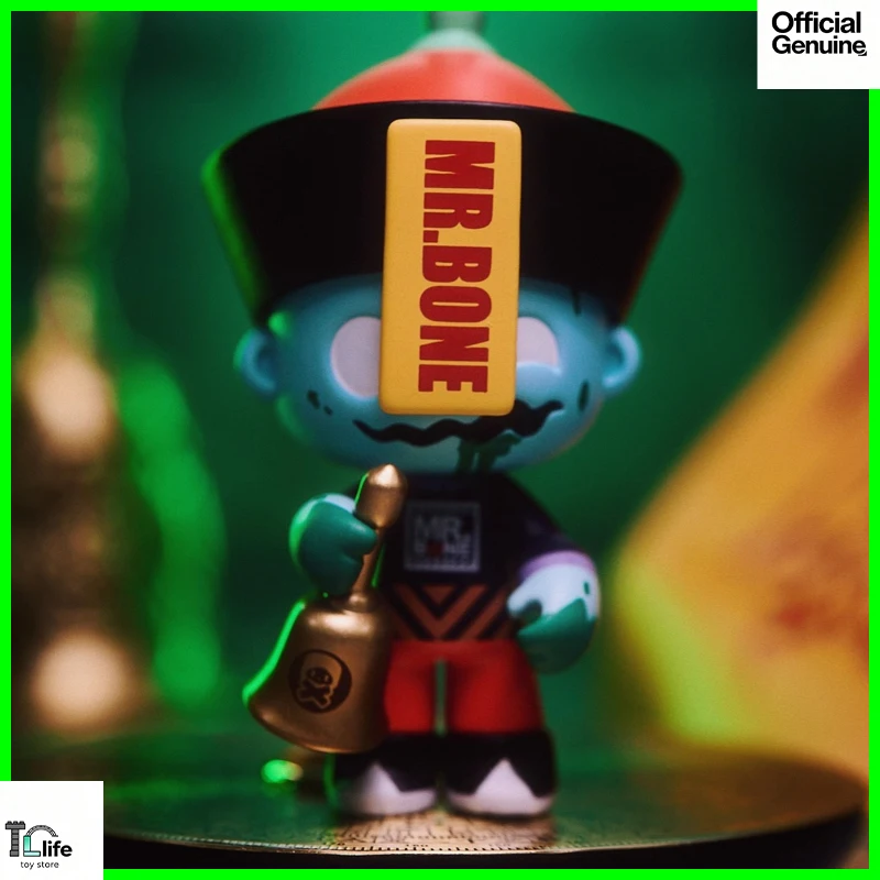 

MR.BONE-JR-ZOMBIE Hanging Card Series Anime Action Figures Desktop Decoration Collecte Model Mystery Box Boy Birthday Gift Toy