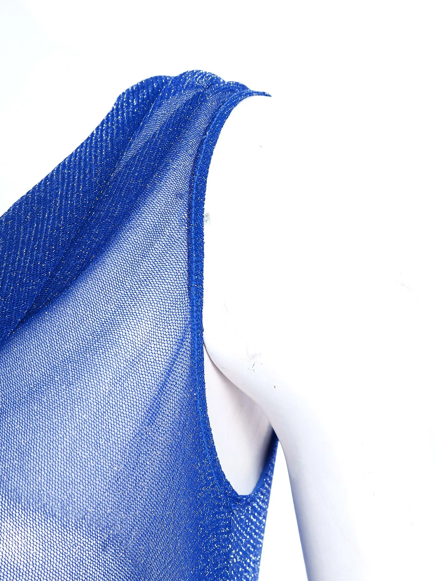 Vestido de baile transparente sin mangas para mujer adulta, Ropa de baile brillante, baile lírico moderno de salón, actuación en escenario, coro de