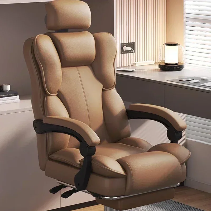 Indoor Recliner Gaming Chair Creative Desk Chaise Desk Bedroom Vanity Office Chair Leather Lazy Muebles Hogar Home Furniture