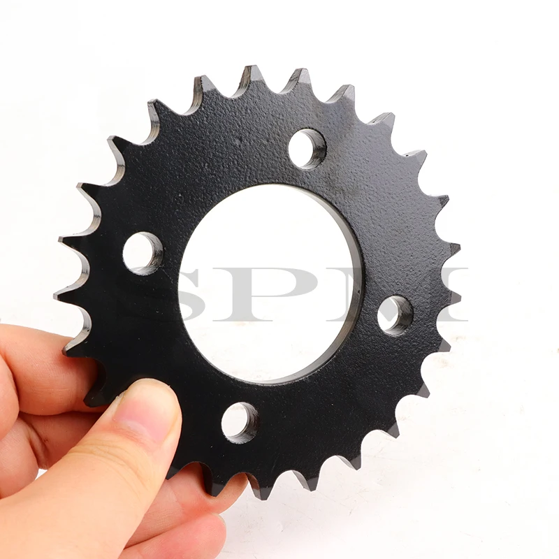 420 Chains 25T 428 25 Teeth Motorcycle Chain Sprockets Rear Back Sprocket Cog For 110cc 125cc 140cc Dirt Pit Bike Go-kart Buggy