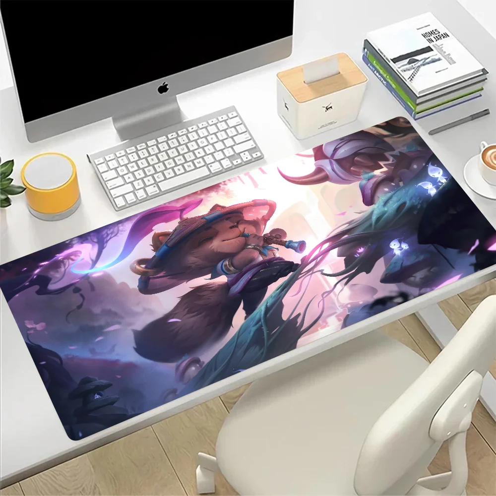 League of Legends Teemo Large Mouse Pad Gaming Mousepad PC Gamer Computer Office Mouse Mat Keyboard Mat Desk Pad Laptop Mausepad