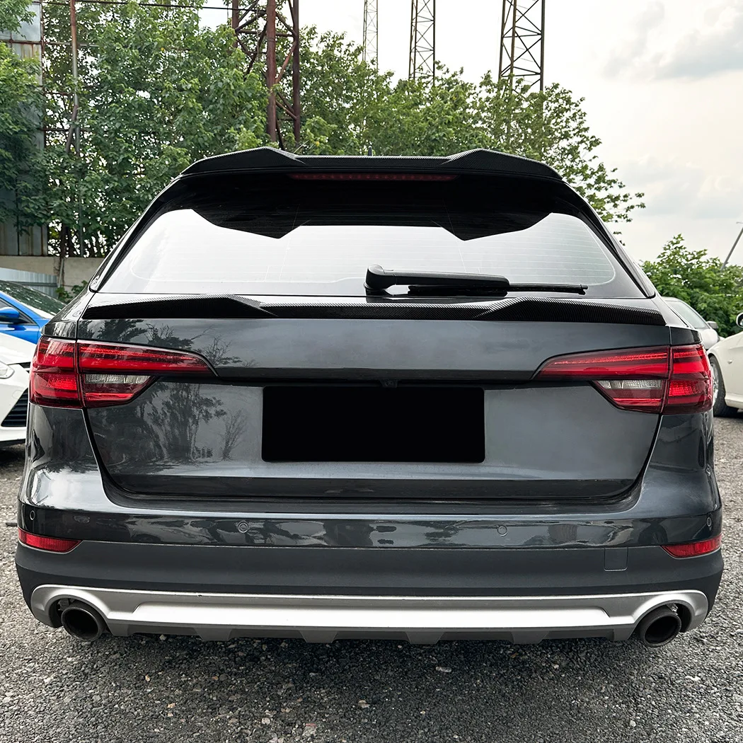 

For Audi A4 B9 Avant Travel Edition 2017-2024 Body Kit Exterior Guard Modified Accessories Car Tail Mid Wing Spoiler Rear Trunk