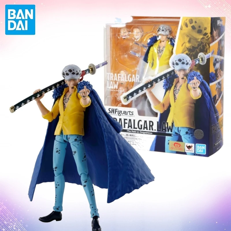

In Stock Bandai S.H.Figuarts SHF Trafalgar Law The Raid on Onigashima Action Figure Toys Gifts WB Toy Collection