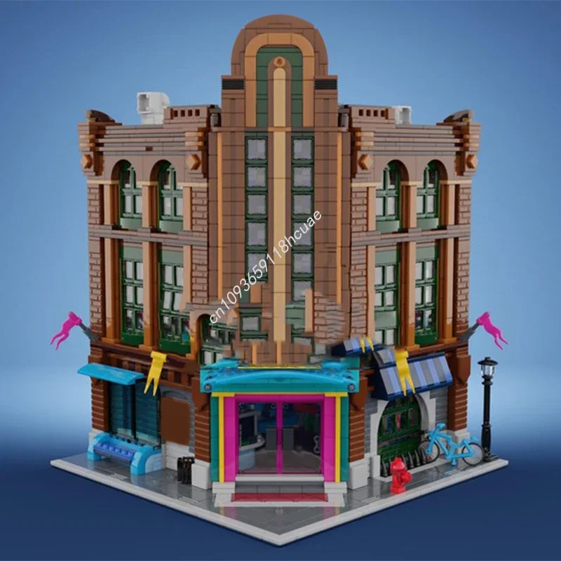 

3345pcs MOC The Last Arcade Modular Modular Buildings Building Blocks Christmas Architecture Children Brick Birthday Kids Gift