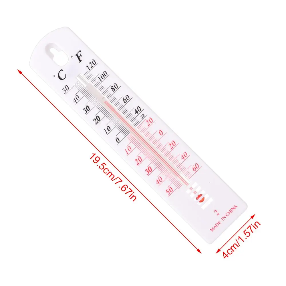Dokładny wiszący na ścianie Trwały termometr Wewnętrzny zewnętrzny miernik temperatury Szklarnia