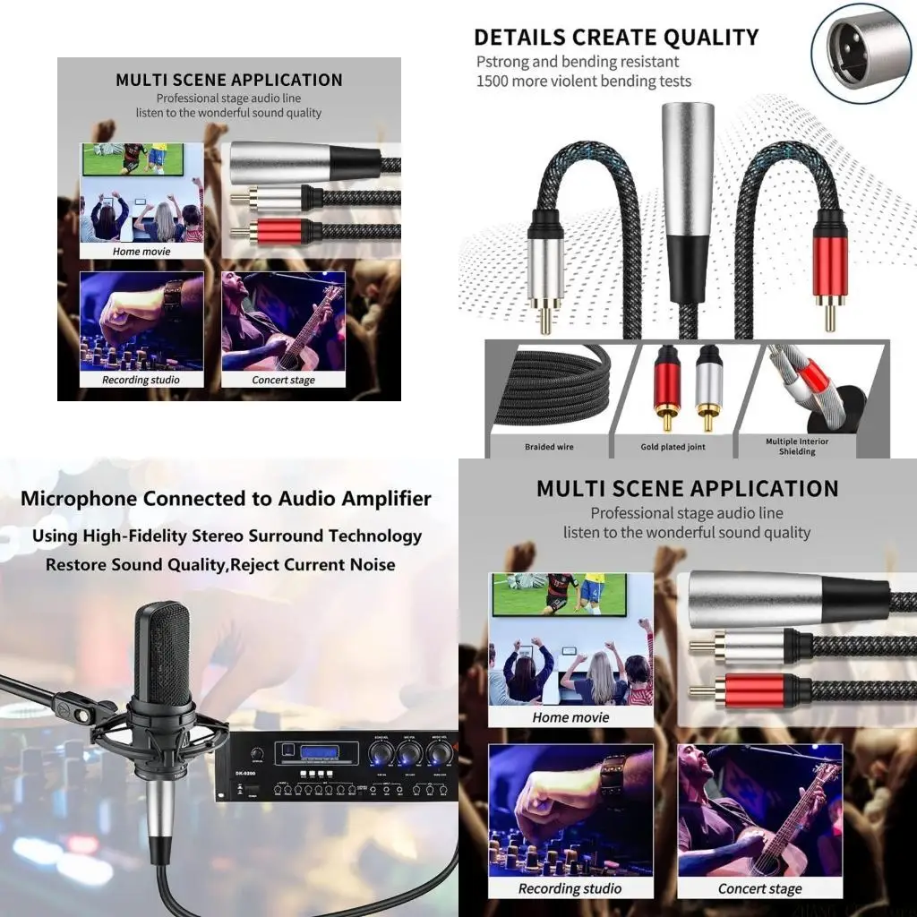 M5TD Xlrs To 2RCA M… - image