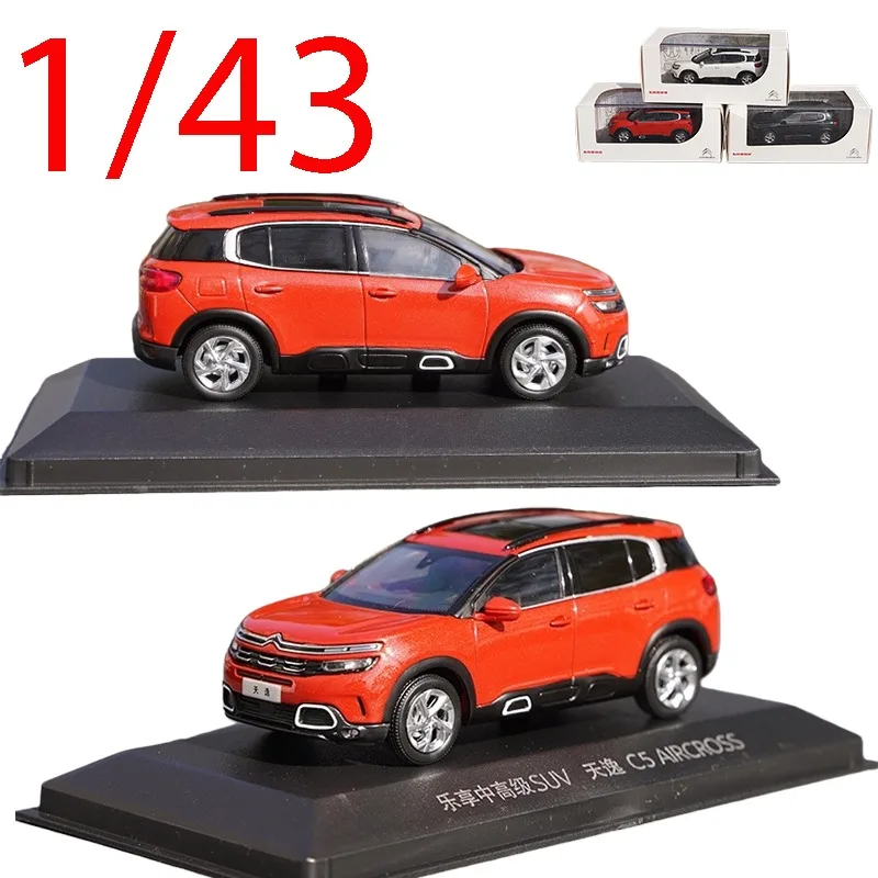 Modèle de voiture en alliage citroën moulé sous pression, échelle 1/43, citroën C5 au-delà de SUV, véhicules de jeu, jouets de collection pour garçons, boîte d'origine