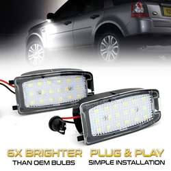 2Pc LED Under Side Mirror Puddle Light For Land Rover Discovery Freelander LR2 3 4 Range Rover Sport Volvo S60 S80 V70 XC70 XC90