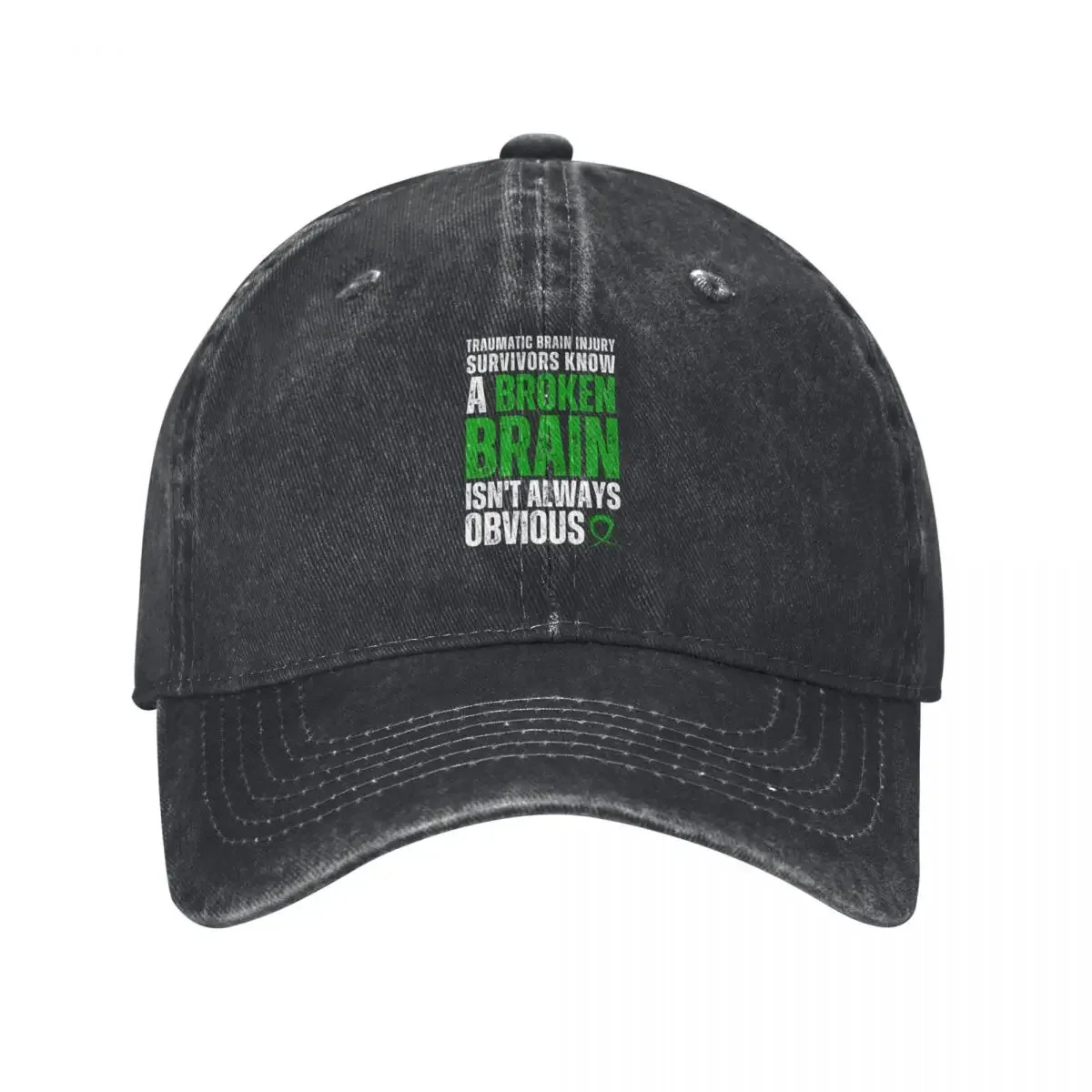 Traumatic Brain Injury Survivors Know | Traumatic Brain Injury Awareness Baseball Cap Sun Cap For Men Women's