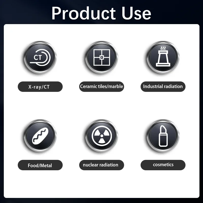 MASTFUYI-contador Geiger de carga por USB-C, Detector de radiación Nuclear, pantalla LCD, Detector de rayos X/Ω/beta, probador de radioactividad