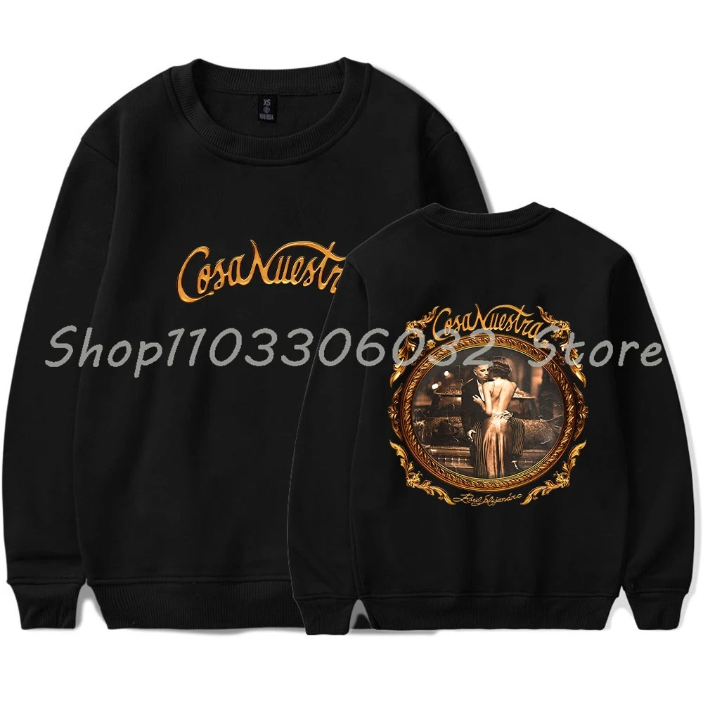 Rauw Alejandro Cosa Nuestra Album Sweatshirt Women Men Casual Crewneck Long Sleeve Pullover Clothes