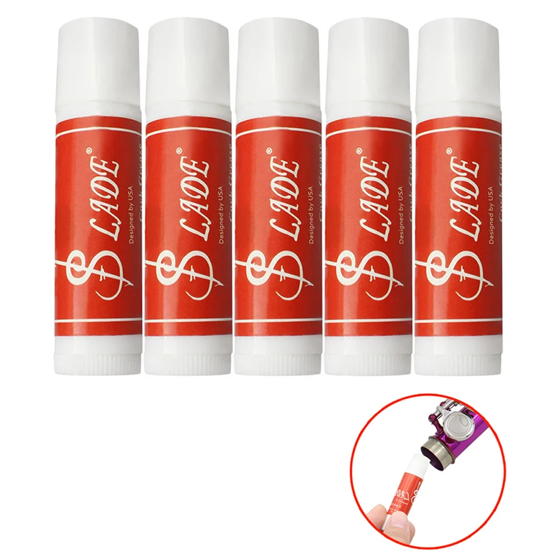 5 Pcs Saxophone Lube Instrument Care Tubes Cork Grease For Clarinet Saxophone Flute Oboe Reed Instruments