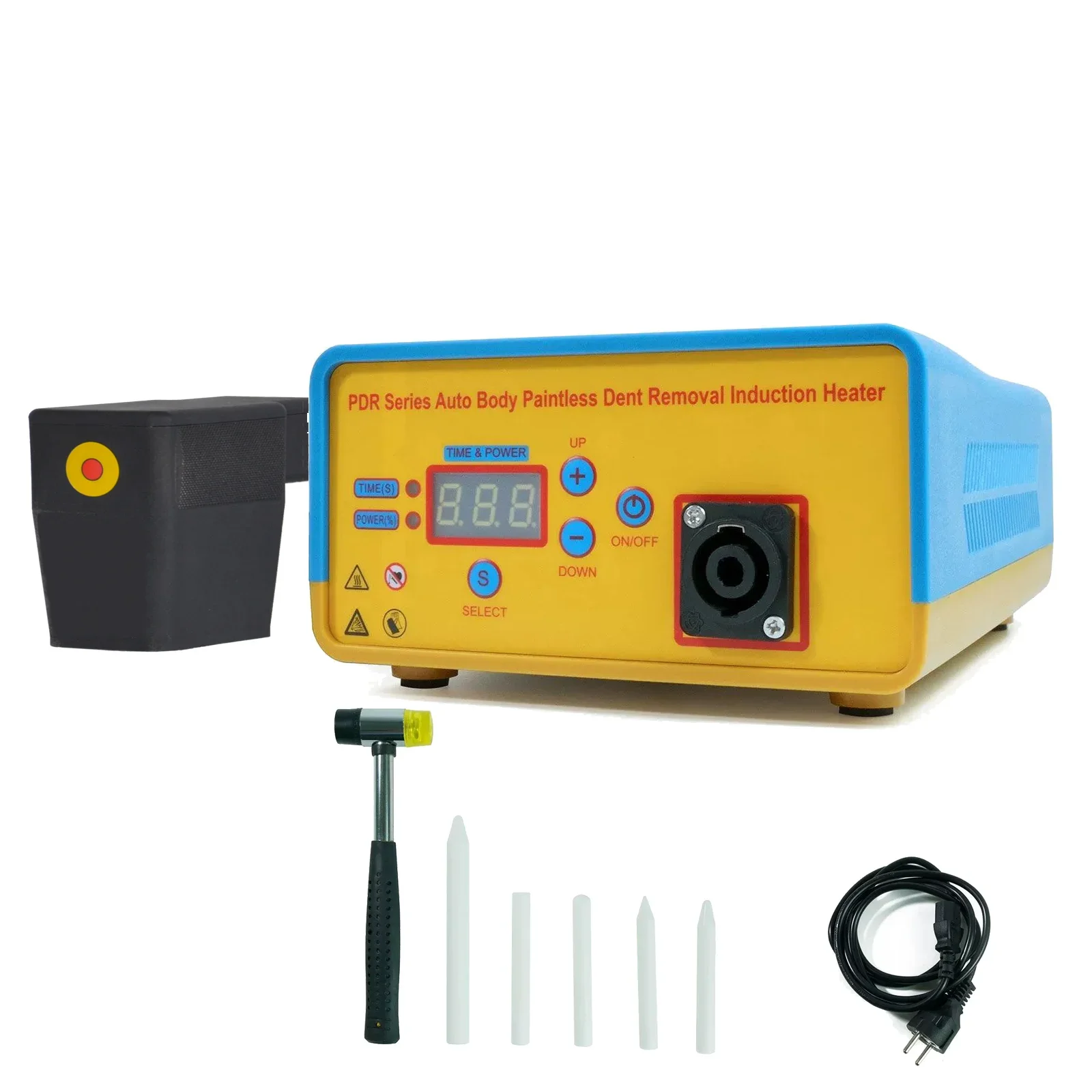 1500W PDR Dent Removal Induction Tool Kit For Aluminum Plate Auto Body