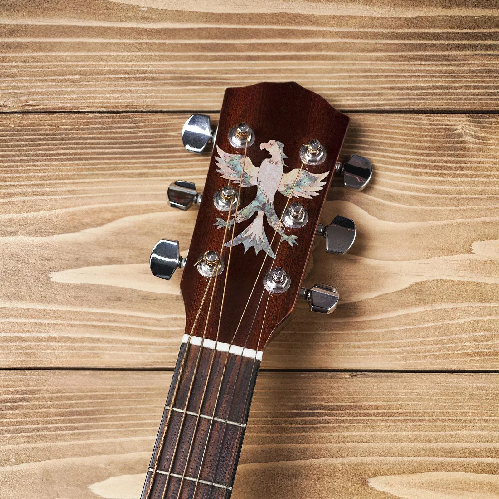 Guitar Sticker Eagle Pattern Diy Pvc Animal Design For Guitar Headstock Decorative Decal Musical Instrument Accessories