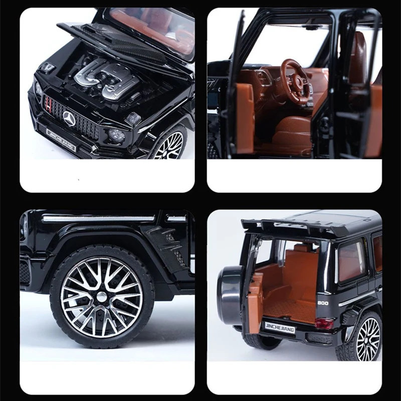 1/32 G800 G65 SUV modello di auto in lega pressofuso in metallo fuoristrada modello di auto simulazione Sound Light Collection giocattolo per bambini regalo