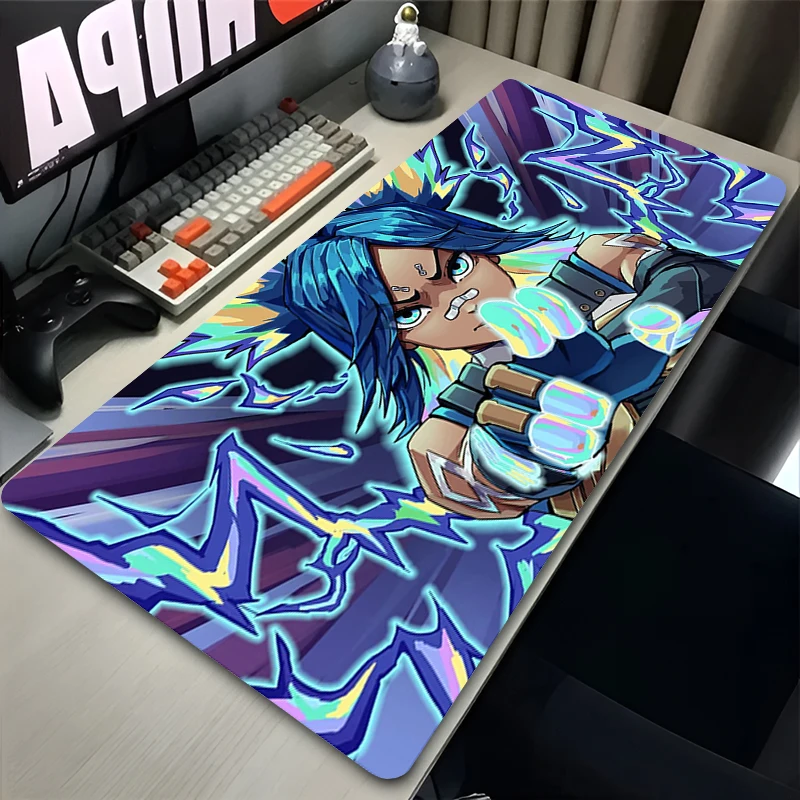 Valorant Neon Mouse Pad Large PC Gaming Accessories Mousepad XXL New Anime Black Sexy Girl Desk Mat Laptop Non Slip Keyboard Rug