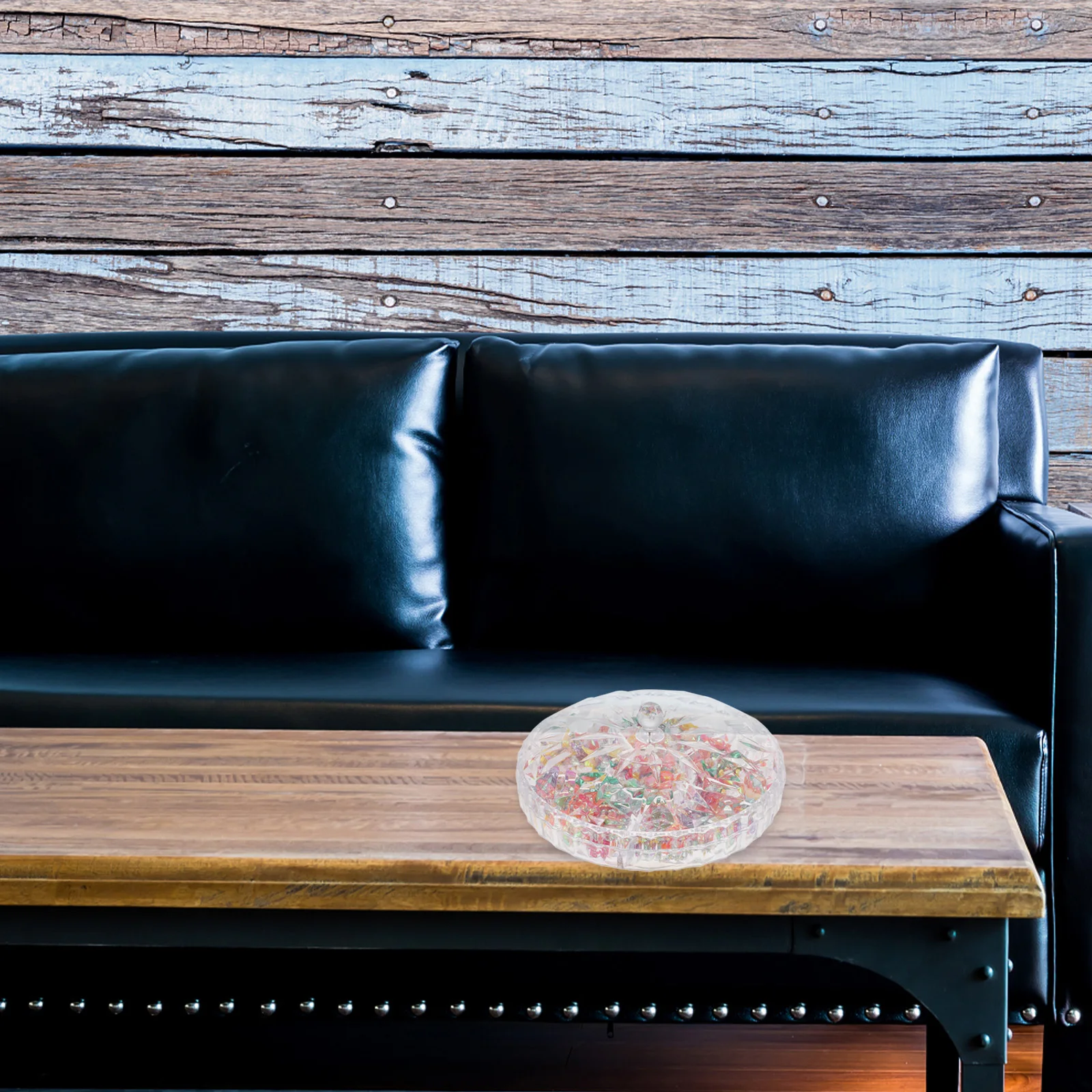 

1 шт., прозрачная многоцелевая коробка для хранения закусок, материал PP, разделенные отсеки, крышка, ручка, лоток для хранения продуктов питания