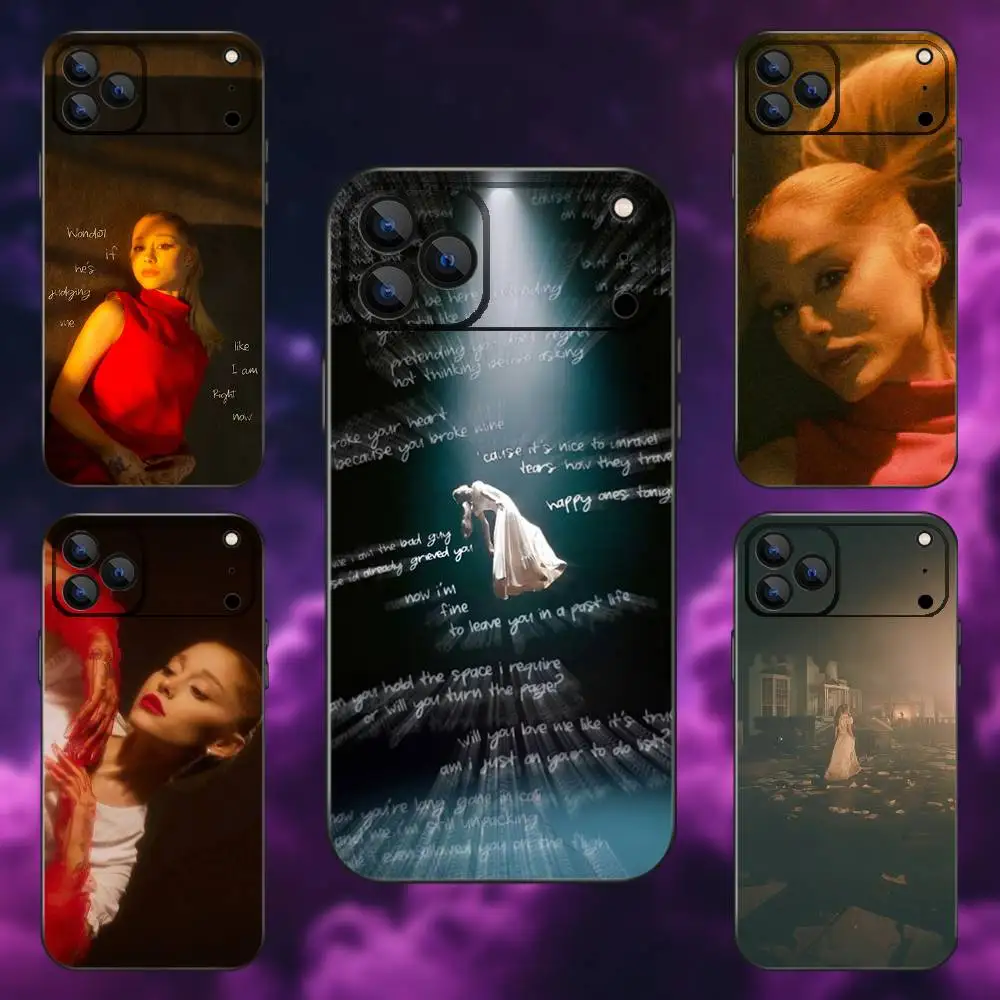 

A-Ariana Eternal Sunshine G-Grandes Phone Case For iPhone 17,16,15,14,13,12,Pro,Max,Plus,E,SE4,Air,Mini Black Soft Box