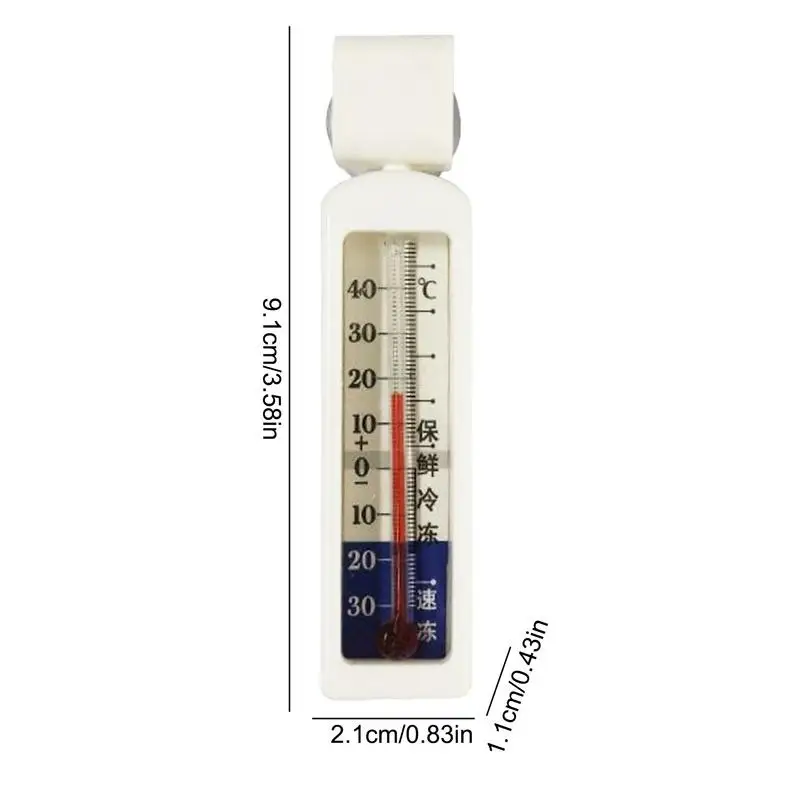 Termometr do lodówki i zamrażarki Wskaźnik temperatury w lodówce Termometr wiszący na ścianie Zamrażarka Wszechstronny odliczacz jednostki
