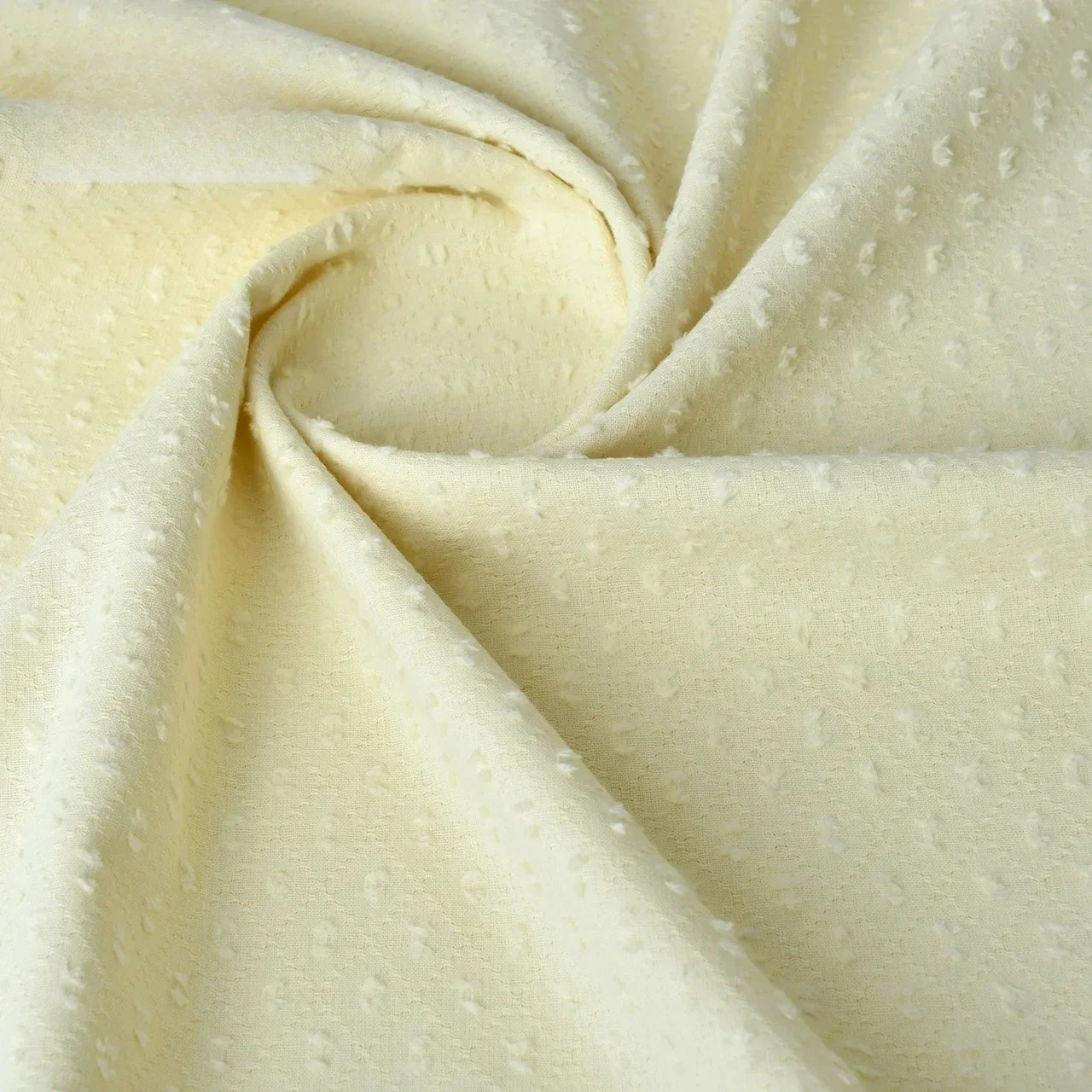 140x50cm Cotton Fabric Embroidery Dots Handmade Clothing Shirt Children's Dress Jacquard Cutting Solid Color Diamond Double Dot