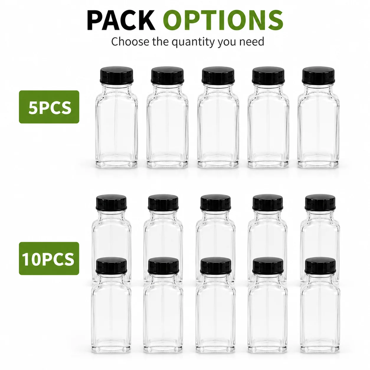 5/10pcs Leak-Proof Clear Glass Juice Bottles-Perfect For Juicing Smoothies, Milk Homemade and Other Beverages Portable for Out
