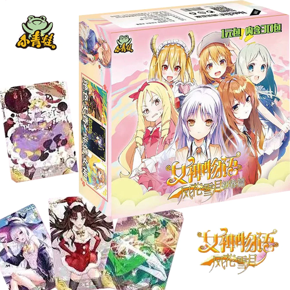 

Small Frog Goddess Story Collection Cards Booster Box Anime Pretty Girl Early Spring Chapter Series Flash Card Child Hobby Gift