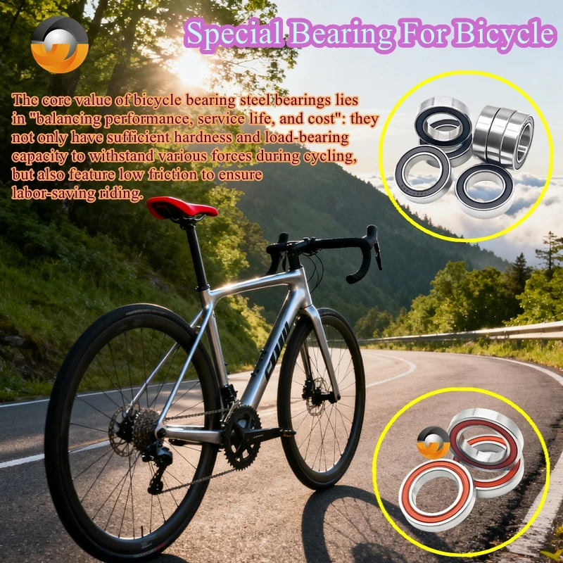

Bicycle Bearings Smoothly for Freehub and Suspension Pivot Chrome Steel Rubber Sealed Bore 12mm 15mm 16mm 17mm 18mm 24mm 30mm