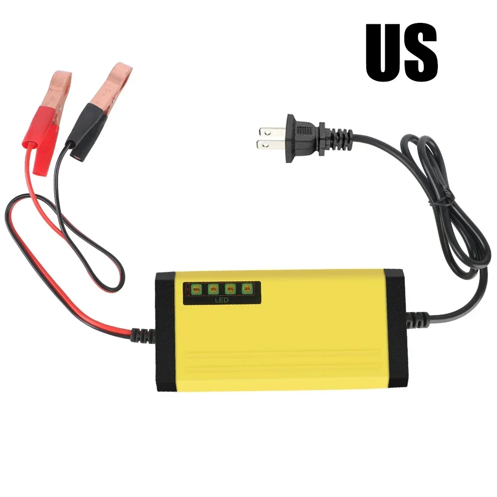 LED-Display 12V 2A Motorrad-LKW-Batterieladegerät für Nass- und Trocken-Blei-Säure-Batterien, Auto-Batterieladegerät 220V, Puls-Reparaturladegerät – Detail 5