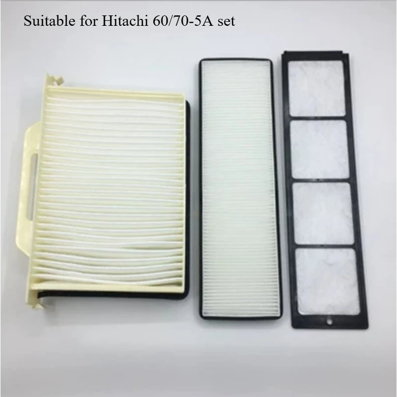 For Hitachi Excavator Accessories ZX60 70-5G -5A Air Conditioning Filter Cartridge Grid Air Conditioning Filter Cartridge