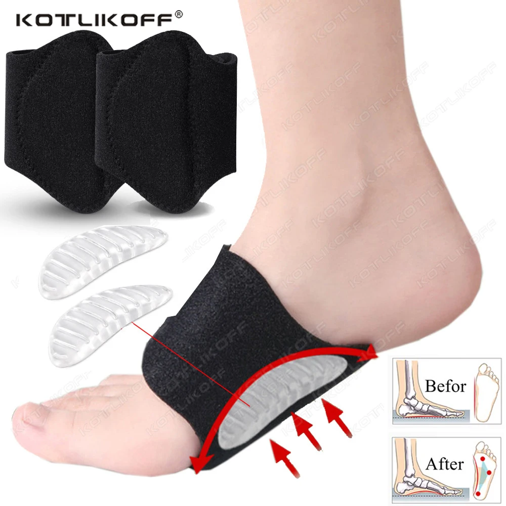 

Gel Orthopedic Adjuster Arch Support Orthotic Insole Flat Foot Flatfoot Corrector Pedicure Insoles Cushion Pad Pain Relief Care