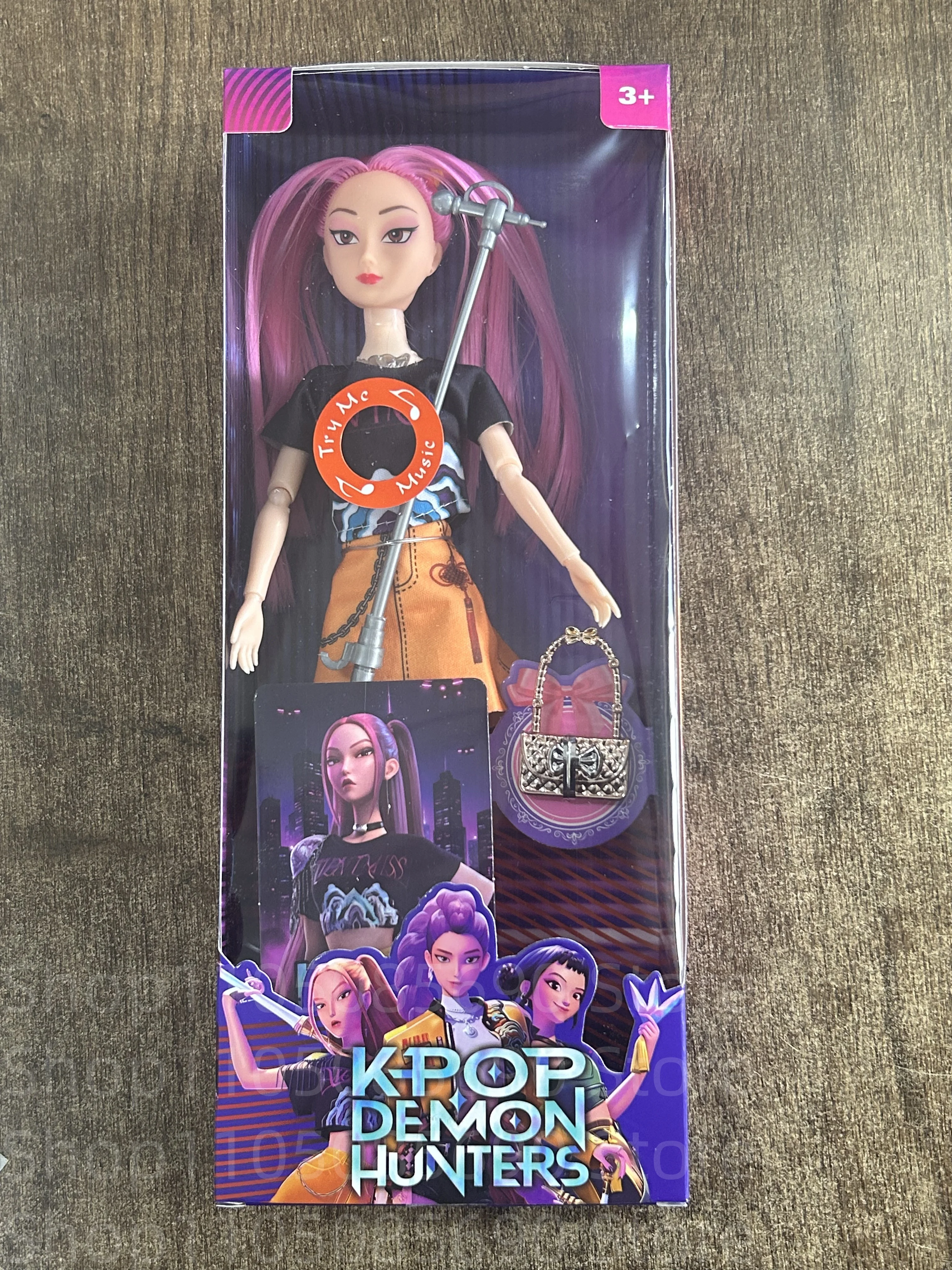 جديد الموسيقى نمط أنيمي KPop شيطان الصيادين دمية لعبة من الفينيل رومي ميرا زوي شخصية قناع الفينيل تمثال هدية عيد ميلاد مروحة نادي الهدايا #5