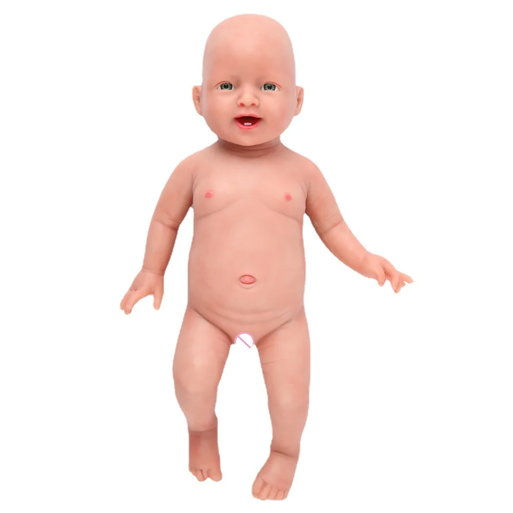 WG1508 Reborn Doll 51cm Silicone Doll 20 Inch Bathable Baby Toy Doll with Pacifier Included