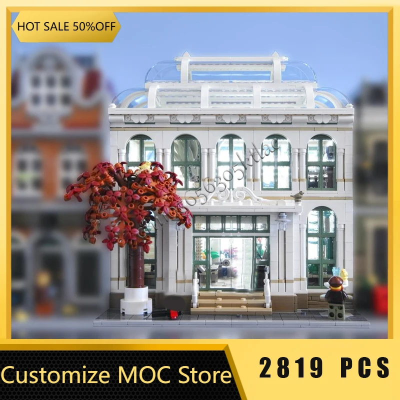 

2819 PCS MOC Creative City Street View Modular Botanical Garden Model Architecture Building Blocks Kids Assembly Bricks Toy Gift