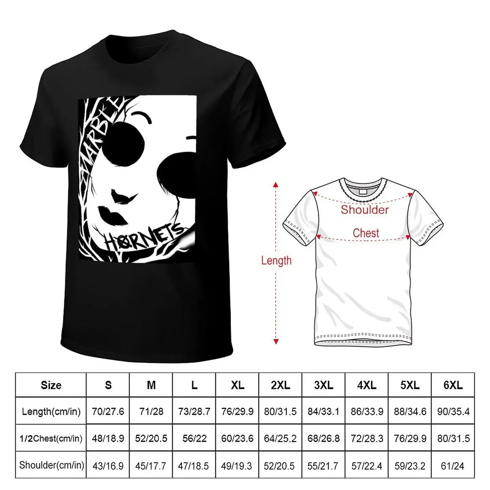 Marble hornets T-shirt Blouse animal prinfor boys shirts graphic tees Men's t-shirt