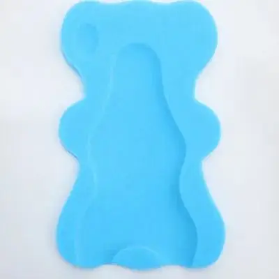 Esponja de Baño para Bebés, Cojín de Baño Infantil Antideslizante, Esponja Cómoda para Secar, Soporte para Cabeza, Cuello y Espalda de Recién Nacidos