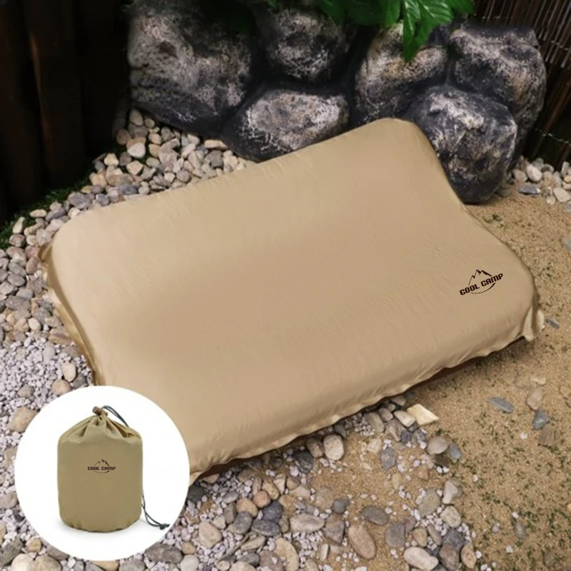 

Подушка надувная автоматическая с губкой, портативный спонж для отдыха на открытом воздухе, кемпинга, сна, путешествий, пешего туризма, пляжа, автомобиля, шестеренка для самолета